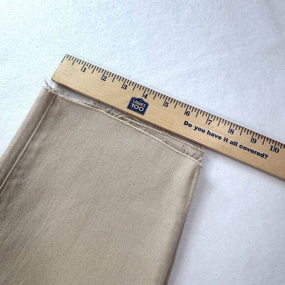 KENZIE Vintage Luxe Jeans THE SLIM Beige Raw Hem - Picture 8 of 11